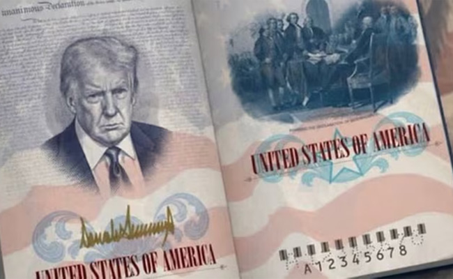 President Donald Trump to feature on limited edition US passports